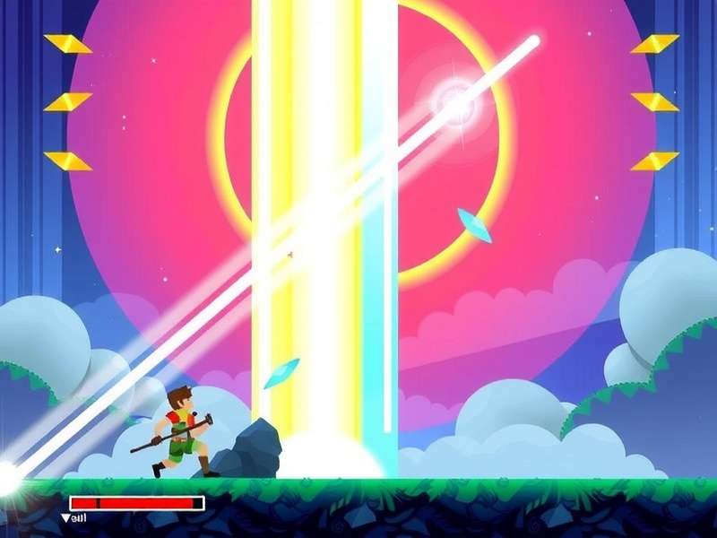 Vibrant Spike Warrior Gameplay Screenshot